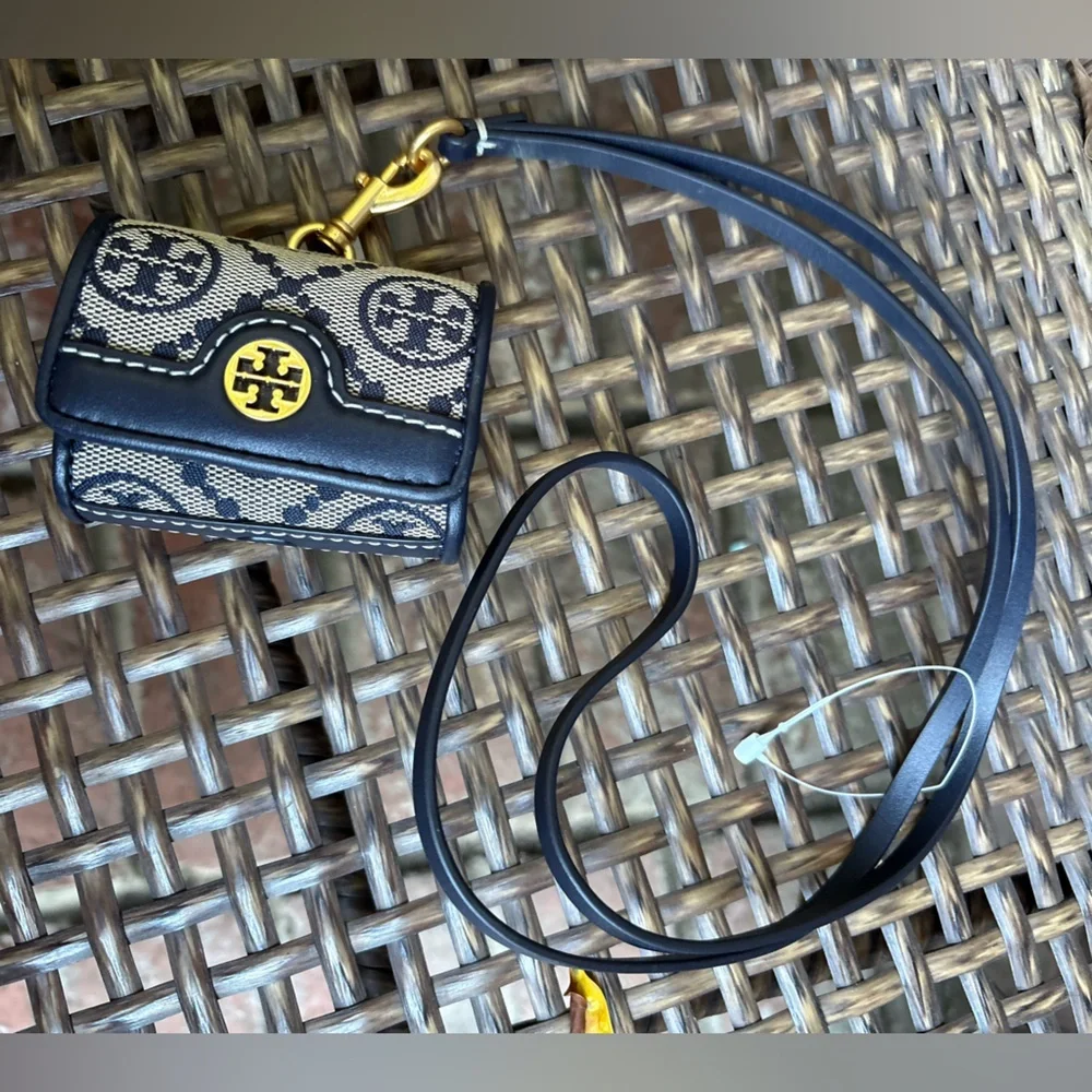 Tory Burch T Monogram Jacquard Airpods Case